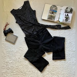 Lucky brand jeans black Lolita boot 8/29 long